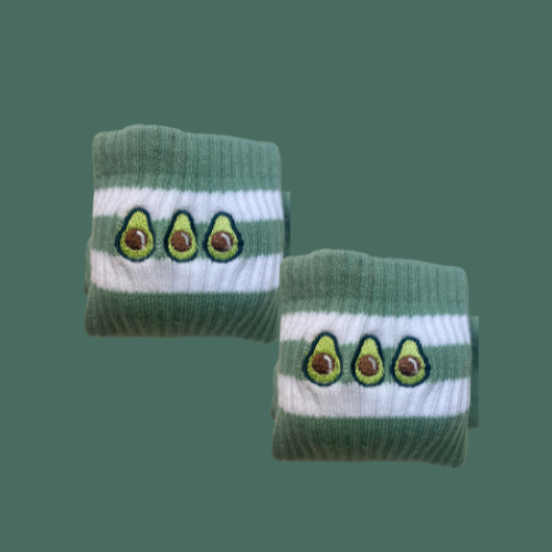 Avocado Pilates Socks