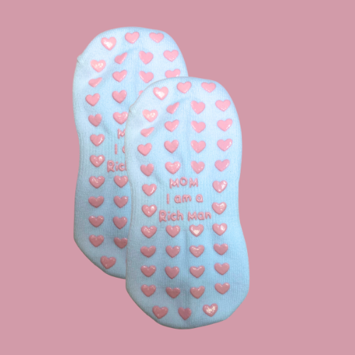Iconic Grip Socks - MOM I am a Rich Man
